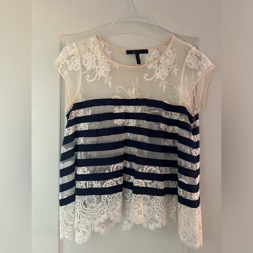 BCBG lace top - Size M